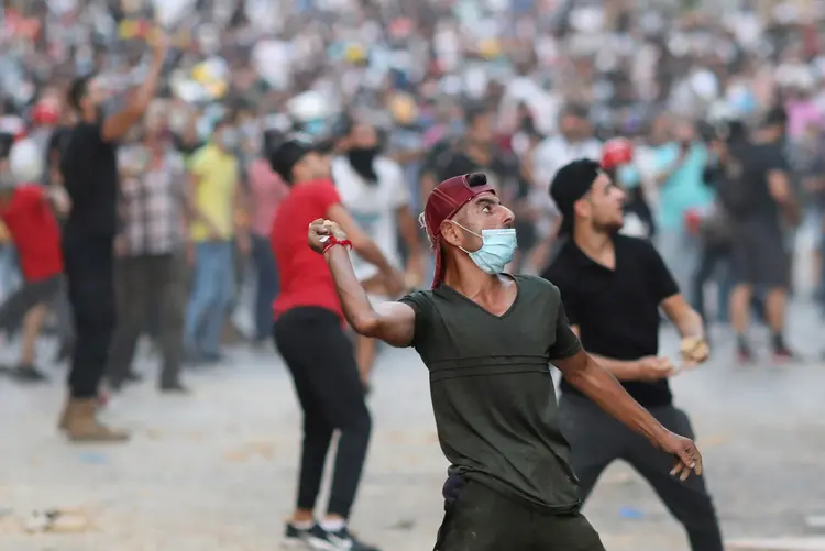 Líbano: Beirute registra o sgeundia dia consecutivo de protestos contra o governo (Goran Tomasevic/Reuters)