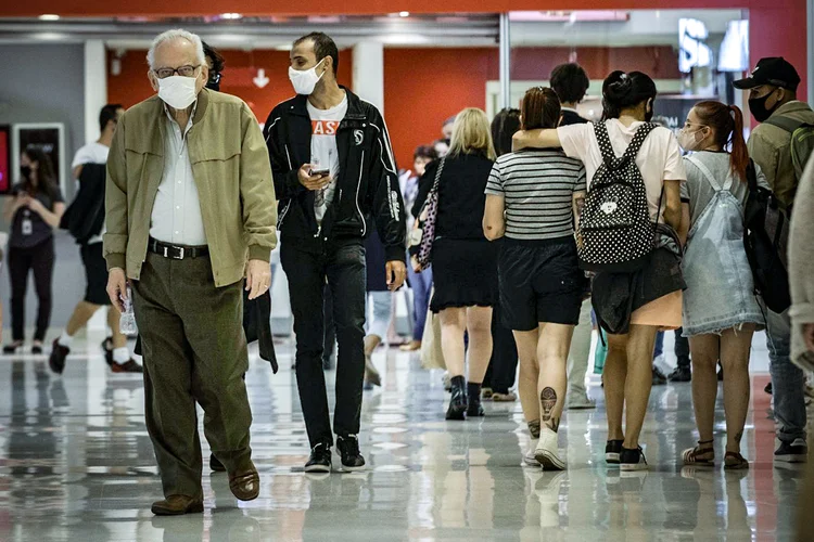 Shoppings: os aliados do presidente estão mais ativos no comércio — dos entrevistados, 21,2% afirmaram que voltaram normalmente a frequentar os espaços (Bruno Rocha/Estadão Conteúdo)