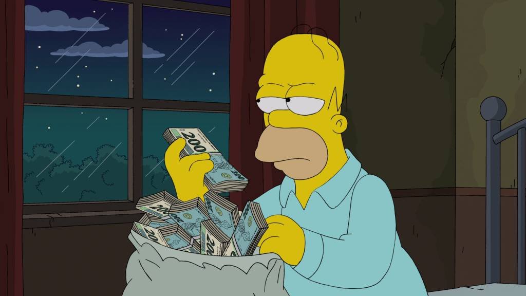 31º temporada de "Os Simpsons" ganha data após "prever" nota de R$ 200