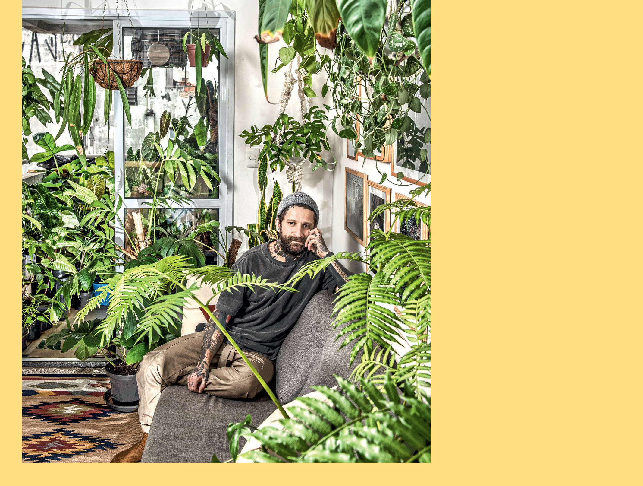 Barista cultiva 450 plantas em apartamento (e garante que tem benefícios)