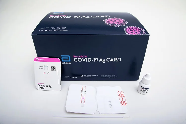 Abbott planeja vender os testes por 5 dólares cada (Abbott Laboratories/Divulgação)