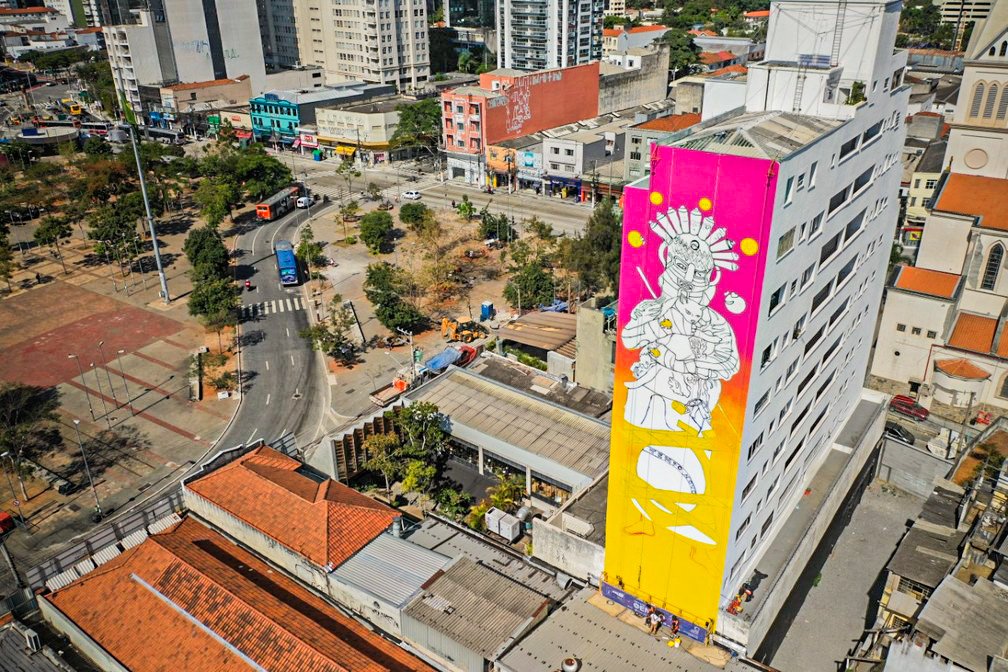 Festival que reúne murais em SP pretende ser o maior do continente