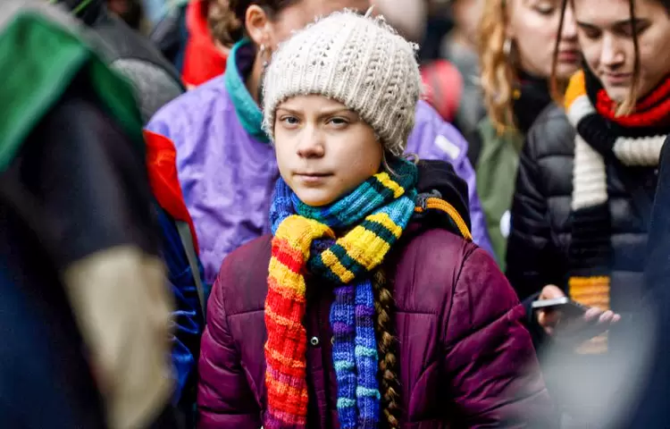 A ativista Greta Thunberg: nesta sexta, 5, é esperado um protesto da ativista Greta Thunberg, na ação chamada de Fridays For Future (Sexta-feiras pelo futuro, em tradução livre) (Johanna Geron/Getty Images)