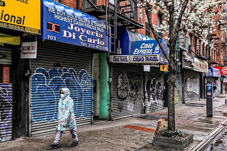 Coronavírus nos EUA: um estudo analisou 4.689 hospitalizações por covid-19 de março a junho em Nova York (Andrew Kelly/Reuters)