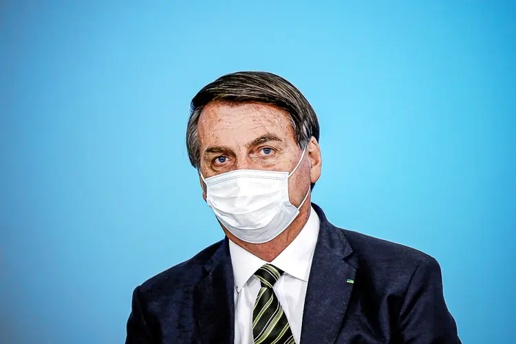 Jair Bolsonaro: "Estamos praticamente vencendo a pandemia. O governo fez tudo para que os efeitos negativos da mesma fossem minimizados" (Adriano Machado/Reuters)