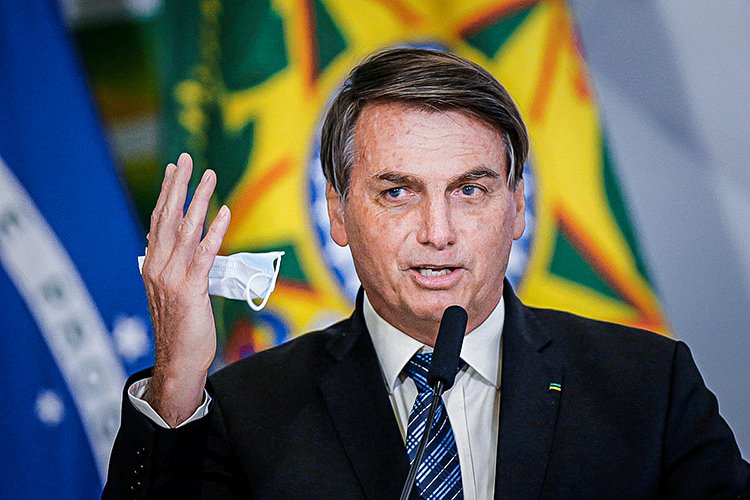 Presidente Jair Bolsonaro: pesquisa Exame/IDEIA mostra que 65% dos brasileiros atribuem ao presidente a concessão do auxílio emergencial (Adriano Machado/Reuters)