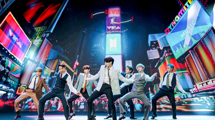 Banda de K-pop BTS estreou nesta quinta-feira na bolsa coreana (VIACOM/Reuters)