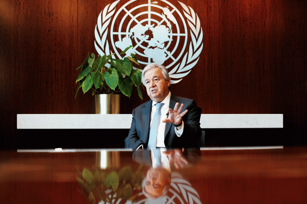 Chefe da ONU adverte que "não há fim à vista" para o coronavírus
