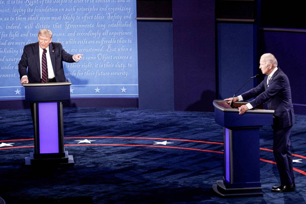 Trump pede adiamento do debate para que possa participar; Biden nega