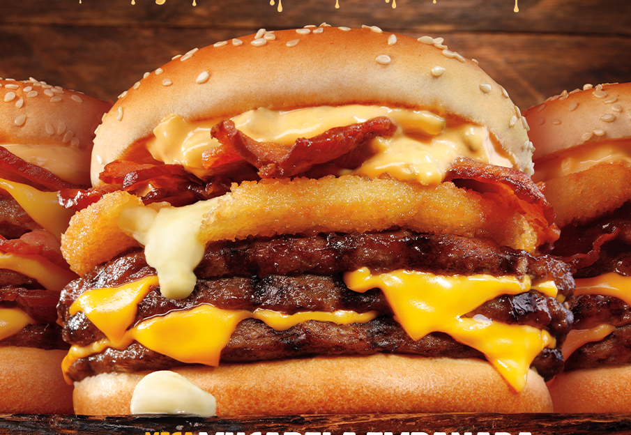 Burger King lança sanduíche com muçarela empanada