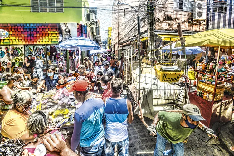 Centro de compras em Recife: como cortar os benefícios após a pandemia?  (Leo Caldas/Exame)