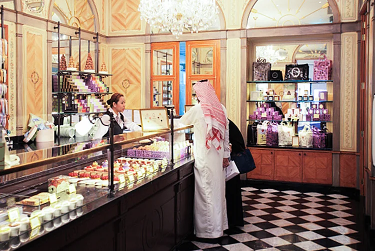 Confeitaria francesa na cidade do Kuwait, capital do país (Dominique BERBAIN/Getty Images)