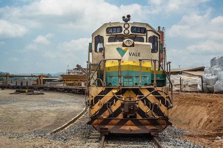 Trem da Vale em Carajás, no Pará  |  Foto: Germano Lüders/Exame (Germano Lüders/Exame)