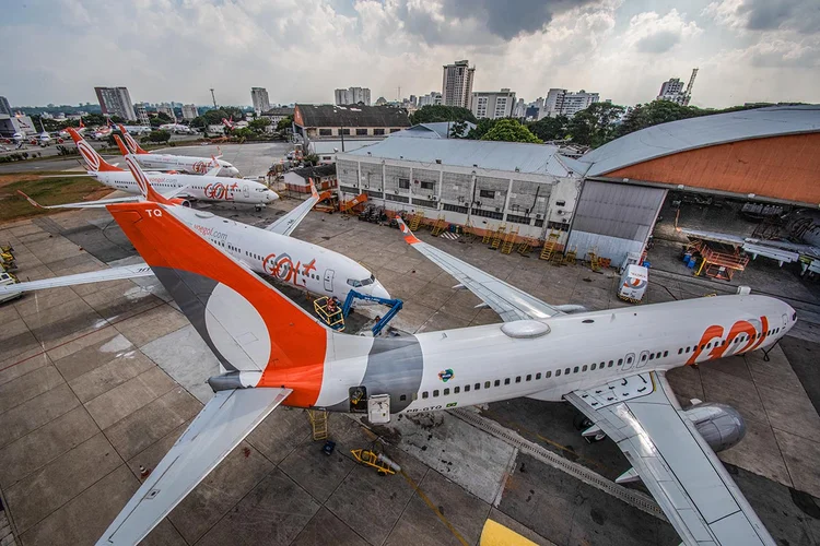 Aeroporto de Congonhas; Avião parado, Quarentena; Gol; 

Foto: Germano Lüders
24/04/2020 (Germano Lüders/Exame)