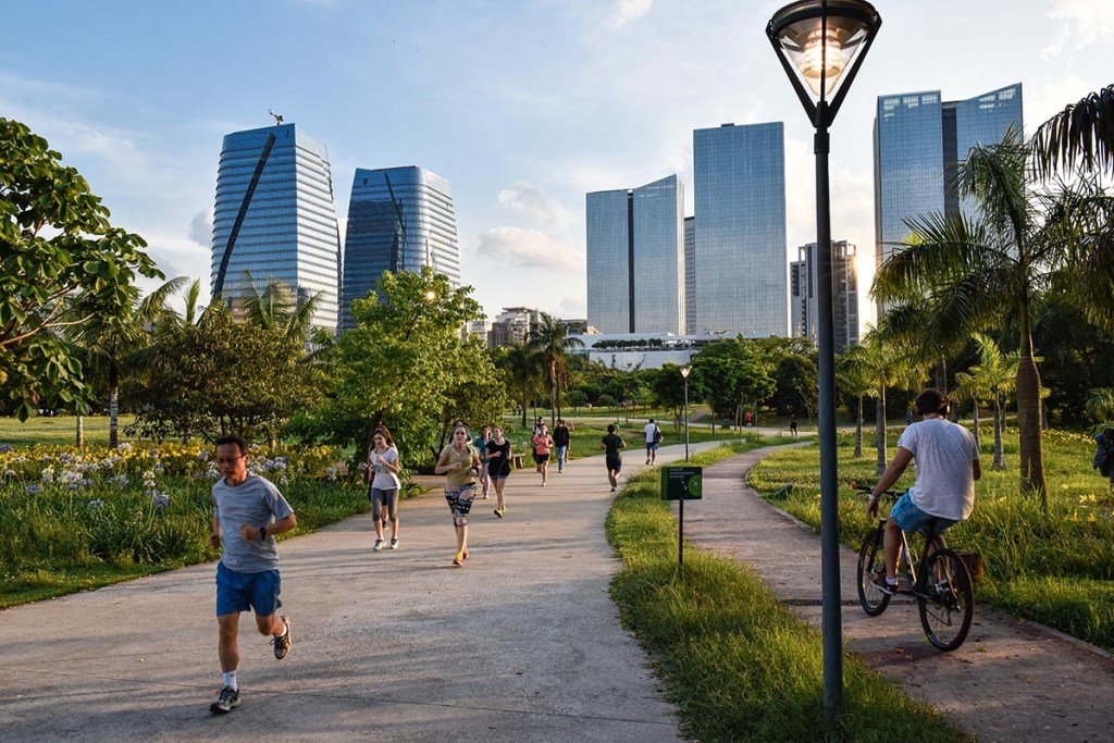 Parque do Povo; Fitness; caminhadas, Vila Olimpia; Prédios Comercial