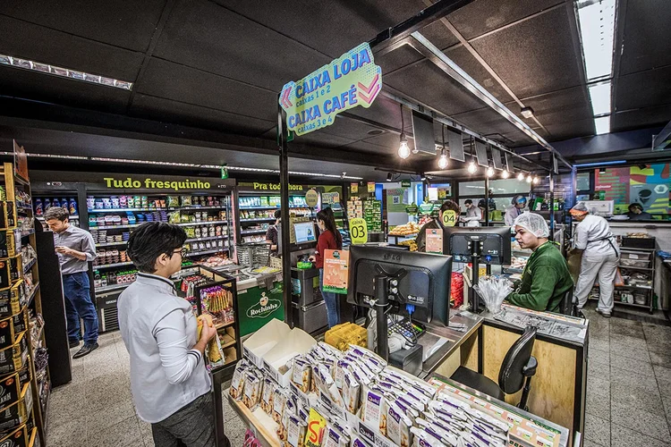 Loja do Pão de Açucar Minuto; Supermercado; compras; caixa

Foto: Germano Lüders
02/07/2019 (Germano Lüders/Exame)