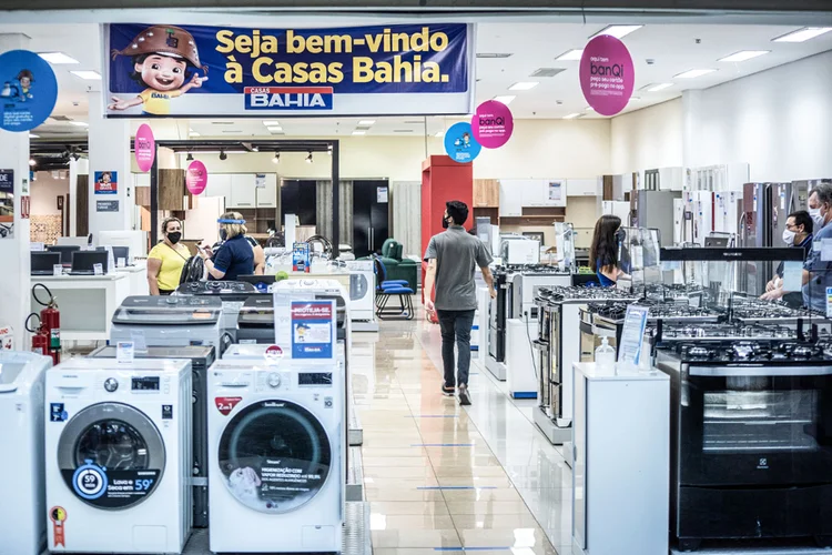 Casas Bahia; Lar Center; máscara; Eletroeletônicos; Linha Branca, Fogão

Foto: Germano Lüders

08/07/2020 (Germano Lüders/Exame)