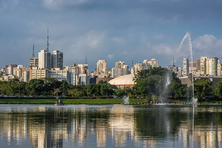 Parque do Ibirapuera, na zona sul de São Paulo (Germano Lüders/Exame)