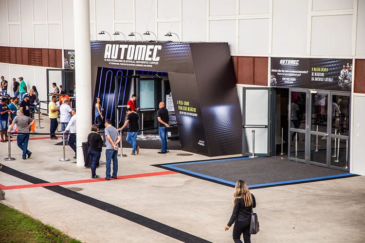 Edição 2019 da Automec, do setor de autopeças (Reed Exhibitions/Divulgação)