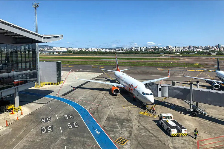 Aeroporto Salgado Filho, em Porto Alegre (Germano Lüders/Exame)