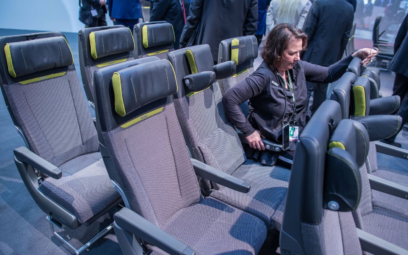 Novo design em cabines de aviões visa proteção contra covid