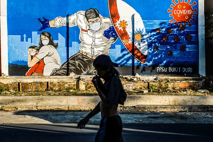 Pandemia do novo coronavírus na Indonésia (Barcroft Media/Getty Images)