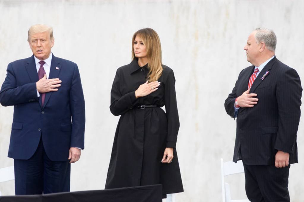 Donald Trump: presidente participa de cerimônias nesta sexta-feira, assim como o rival Joe Biden (Jeff Swensen/Getty Images)