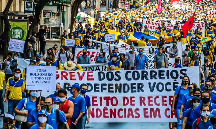 Funcionários dos Correios estão em greve desde o dia 17 de agosto (FENTECT/Divulgação)
