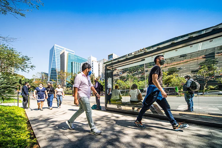 Avenida Faria Lima, em São Paulo: cidade é polo de negócios no país (Leandro Fonseca/Exame)