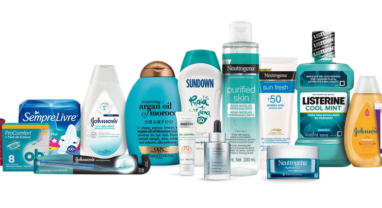 Produtos da Johnson 
&amp; Johnson: empresa dá cashback de até R$50 (Johnson & Johnson/Divulgação)