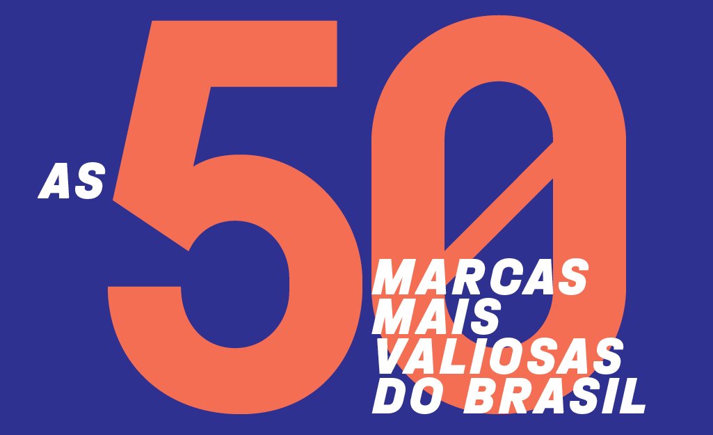 As 50 marcas mais valiosas do Brasil