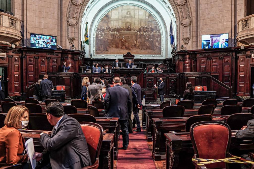 Em 2023, 32 novos parlamentares irão compor a bancada de 70 deputados da Assembleia Legislativa do Rio (Alerj). (Thiago Lontra/Alerj/Divulgação)