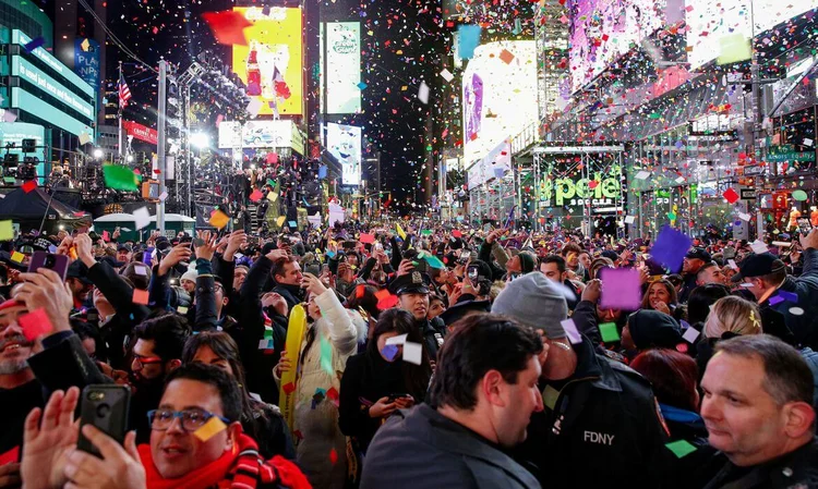 Comemoração do ano-novo na Times Square será virtual (Amr Alfiky/Reuters)