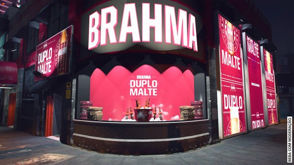 Brahma lança long neck de Duplo Malte em game com 1,3 milhão de pessoas