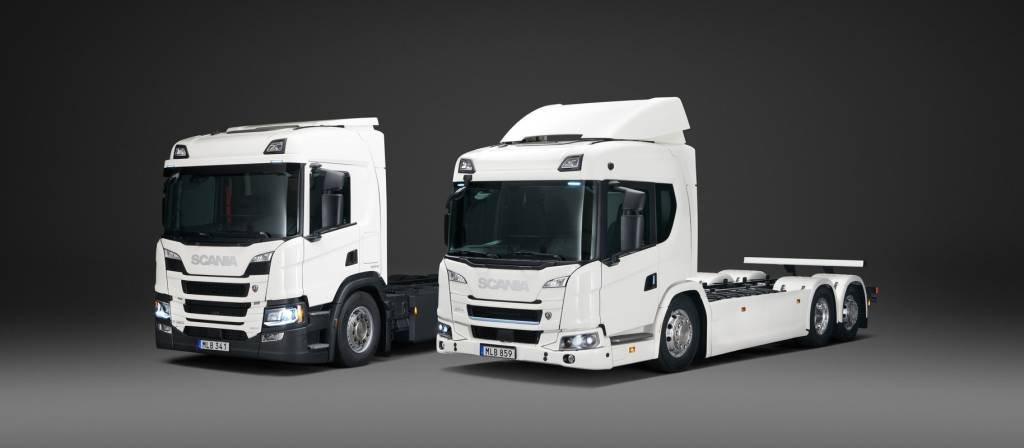 Linha de caminhões elétricos da Scania será vendida, primeiramente, na Europa. Ainda não há previsão de chegada ao Brasil (Divulgação/Scania)