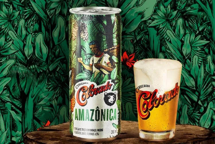 Colorado Amazônica: nova cerveja da empresa tem IBU de 9 e é feita com ingredientes como arinha de babaçu, pacová e casca de limão (Colorado/Divulgação)