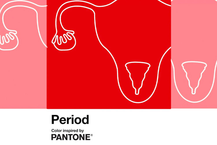 Pantone: campanha quer "encorajar as pessoas que menstruam a se sentirem orgulhosas de quem são" (Pantone/Divulgação)