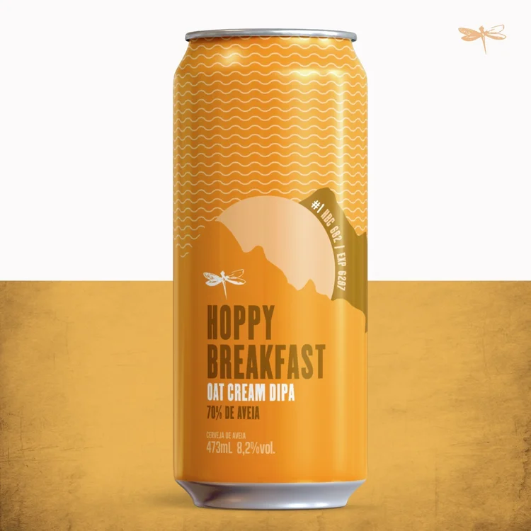 Hoppy Breakfast: as latas têm 473ml e saem a partir de 35 reais. (Dádiva/Divulgação)