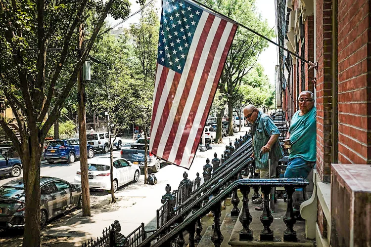 Bronx (NY): um dos distritos mais pobres dos EUA, país onde 40 milhões vivem na pobreza e 18,5 milhões,  em extrema pobreza (Spencer Platt/Getty Images)