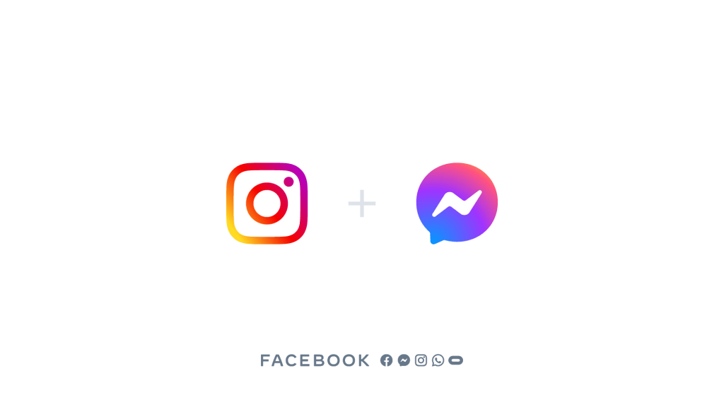 Messenger e Instagram: plataformas poderão trocar mensagem uma com a outra sem a necessidade de baixar um novo aplicativo (Divulgação/Facebook)