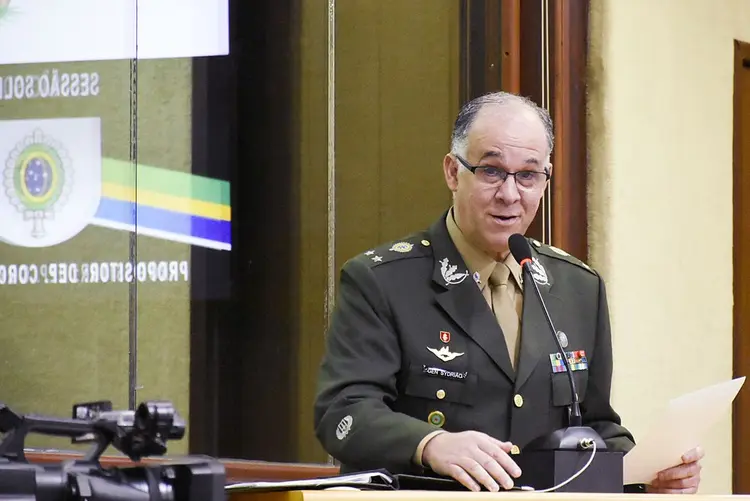 Carlos Augusto Fecury Sydrião: general morreu na manhã desta terça-feira, 8 (Eduardo Maia/Assembleia Legislativa do Rio Grande do Norte/Divulgação)