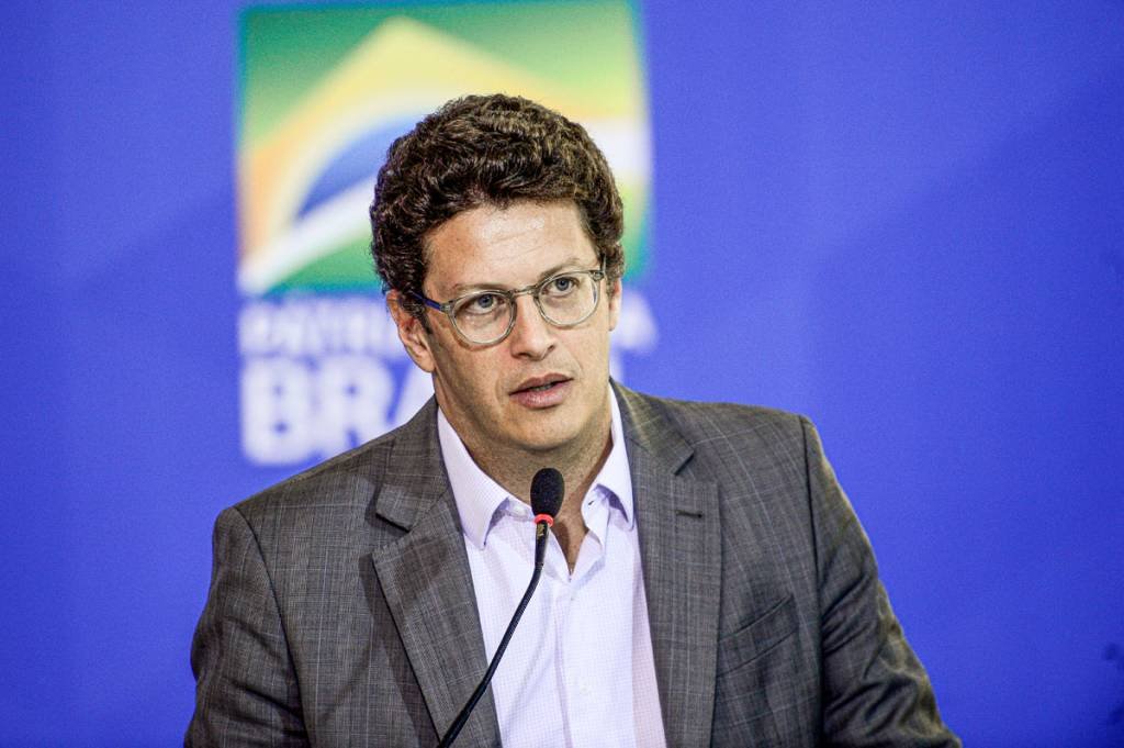 O ministro do Meio Ambiente, Ricardo Salles: "Principais problemas ambientais brasileiros estão nas cidades" (Marcelo Camargo/Agência Brasil)