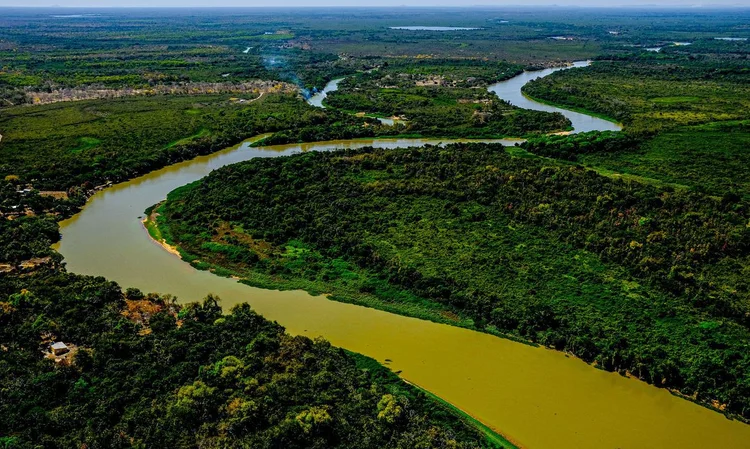 Imagem aérea do Pantanal (Mayke Toscano/SECOM-MT/Divulgação)