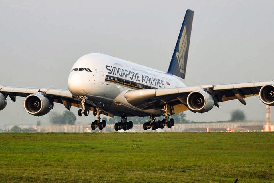 A solução para um A380 parado da Singapore Airlines? Virar restaurante