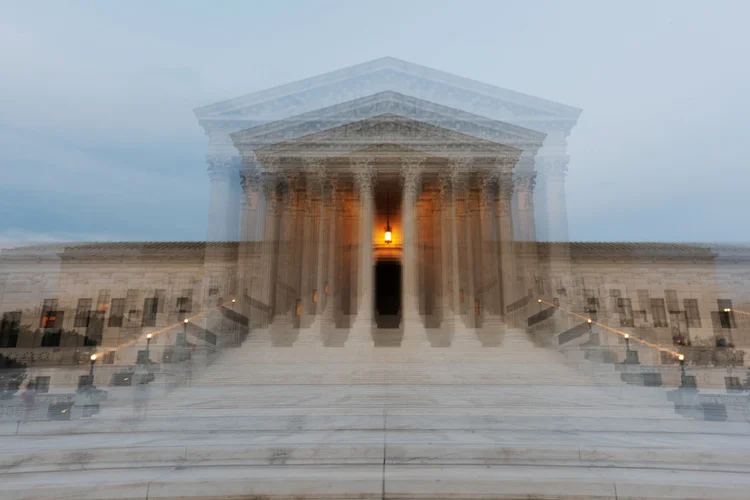 Prédio da Suprema Corte dos EUA , em  Washington,  7 de julho de 2020.
Foto: Craig Hudson/Bloomberg (Craig Hudson/Bloomberg)