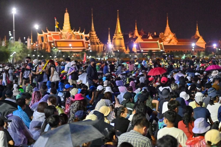 Bangkok: manifestação contra o governo (SOPHIE DEVILLER/AFP)