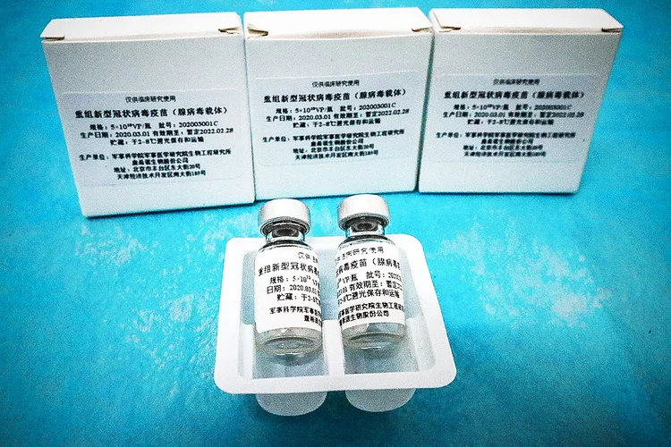 China concede primeira patente de vacina contra covid-19. (China Daily/Reuters)