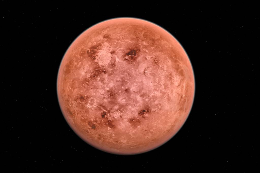 Vênus: substância na atmosfera do planeta pode indicar a existência de vida microbiótica (Getty Images/SCIEPRO)