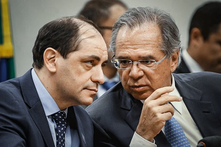 Waldery Rodrigues e Paulo Guedes (Fabio Rodrigues Pozzebom/Agência Brasil)