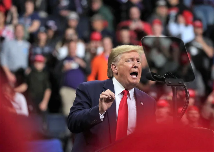 Trump: retorno aos comícios  (Leah Millis/Reuters)